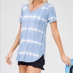 Tie die short sleeve top- NEW